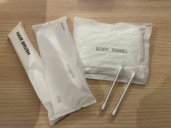 アメニティーセット(２階アメニティーバー)　※歯ブラシは客室にご用意しております。