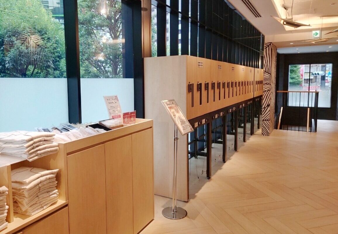 アメニティバー＆セルフロッカー新設のお知らせ