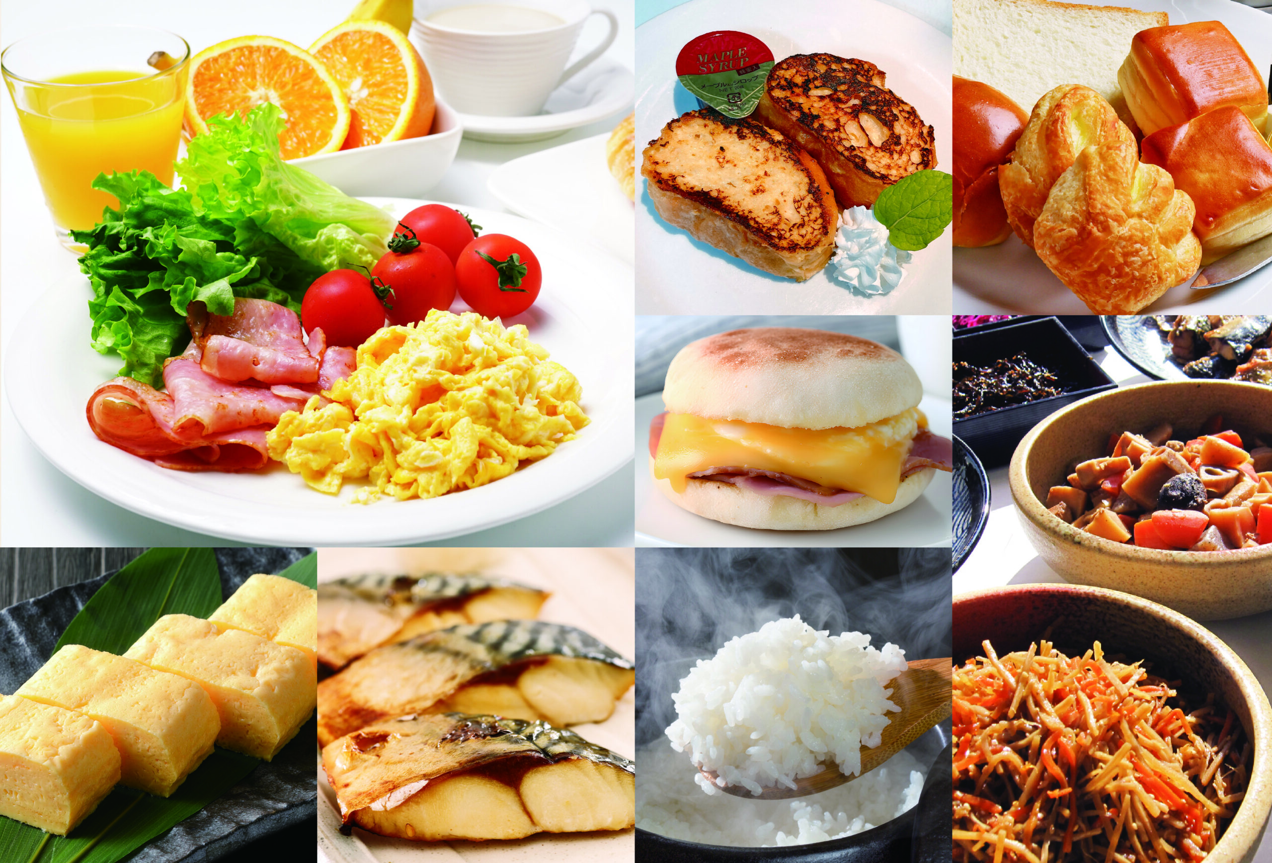 アイリッシュパブ 『CARIC（クラック）』では、和洋食の朝食ビュッフェをご提供しています