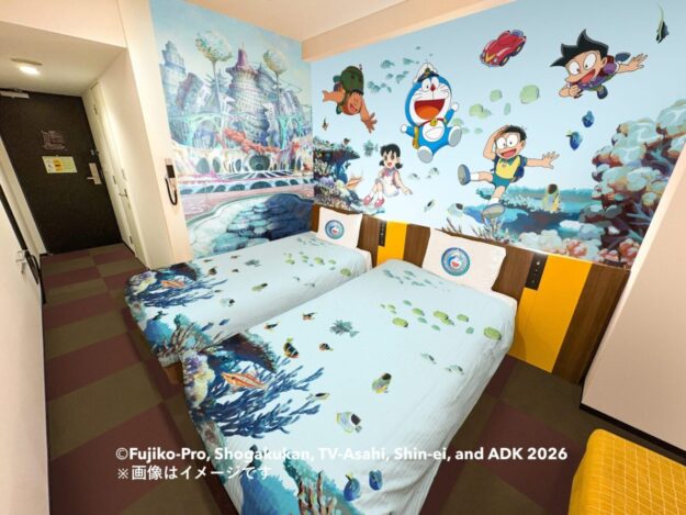 変なホテル・変なリゾート＆スパ『映画ドラえもん 新・のび太の海底鬼岩城』とタイアップ「映画ドラえもんルーム」発売