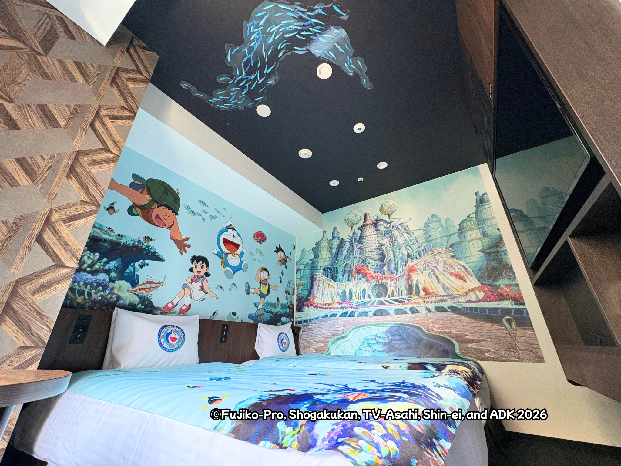 変なホテル・変なリゾート＆スパ　『映画ドラえもん 新・のび太の海底鬼岩城』とタイアップ　「映画ドラえもんルーム」客室公開