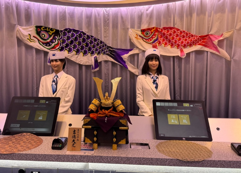 端午の節句の装飾を始めました。🎏