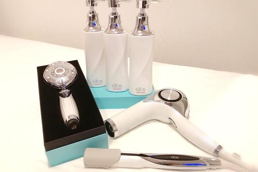 変なホテル x【ReFa】ルーム増室記念　ReFaビューテックシリーズミニボトルセットポーチ50mL付＜朝食付＞