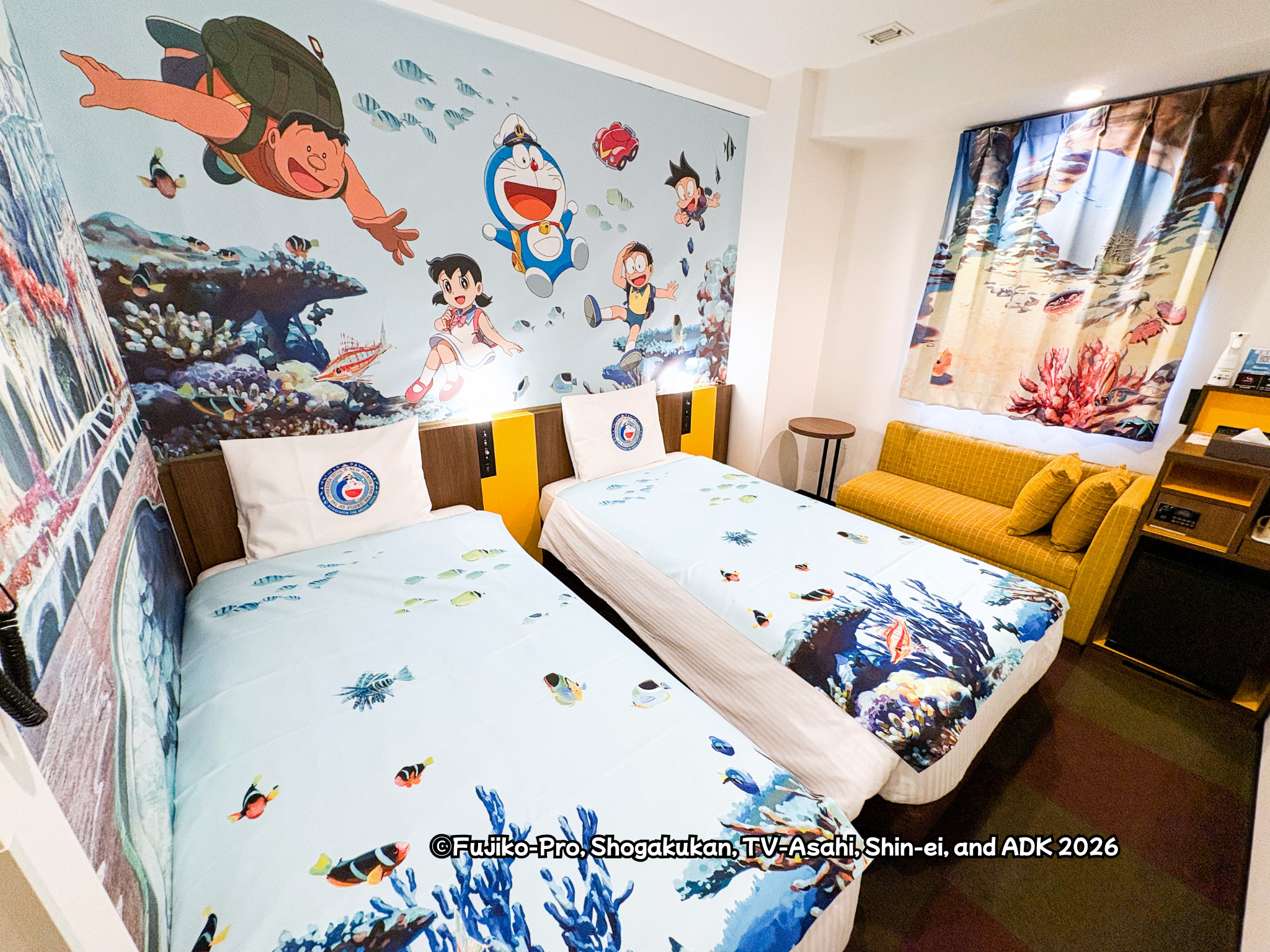 『映画ドラえもん 新・のび太の海底鬼岩城』とタイアップ　「映画ドラえもんルーム」客室公開！