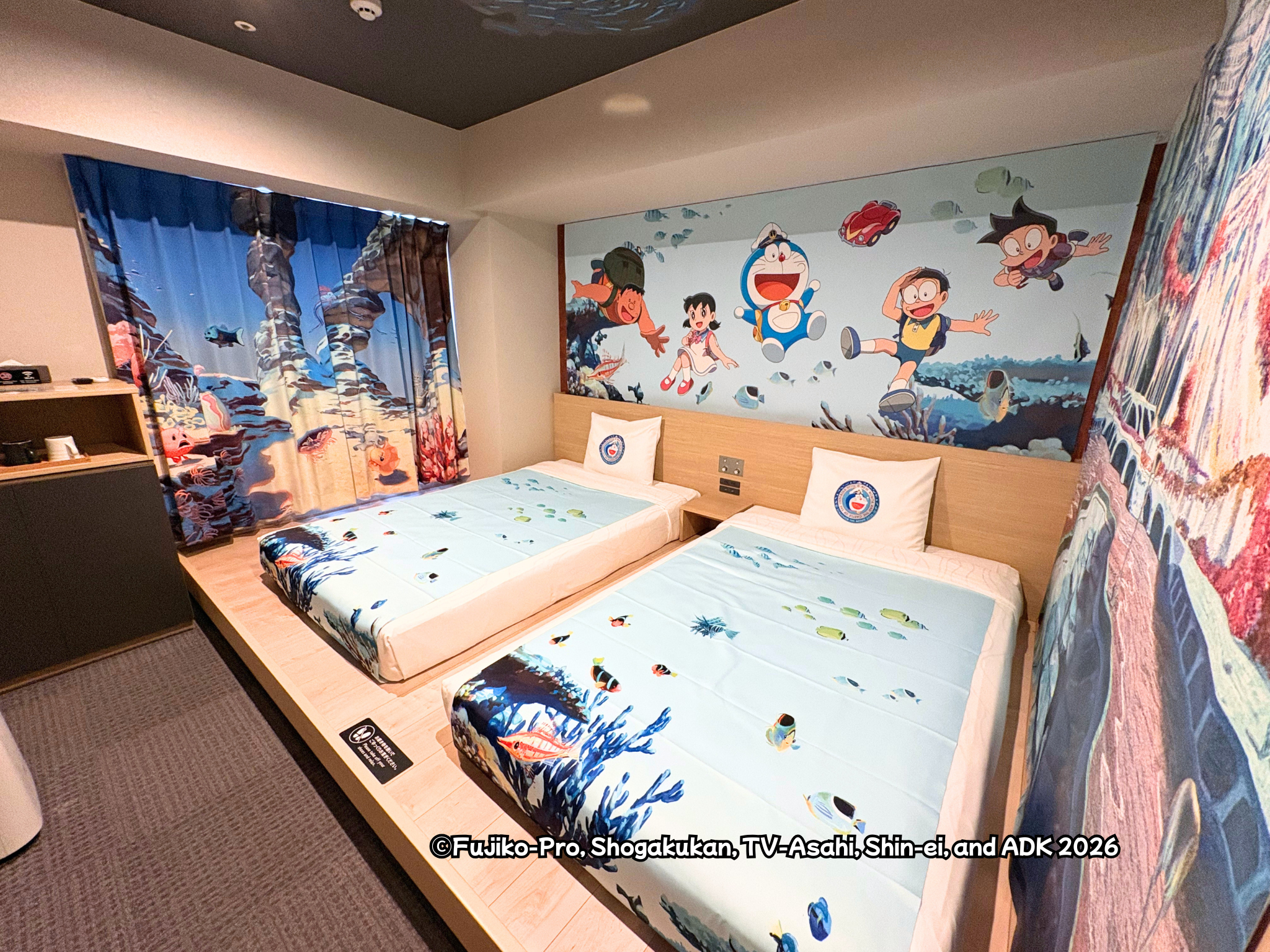変なホテル・変なリゾート＆スパ　『映画ドラえもん 新・のび太の海底鬼岩城』とタイアップ　「映画ドラえもんルーム」客室公開