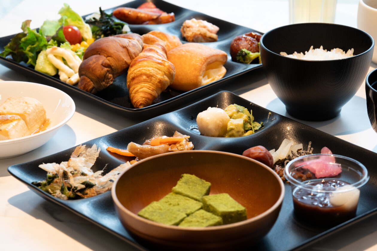 朝食ビュッフェ