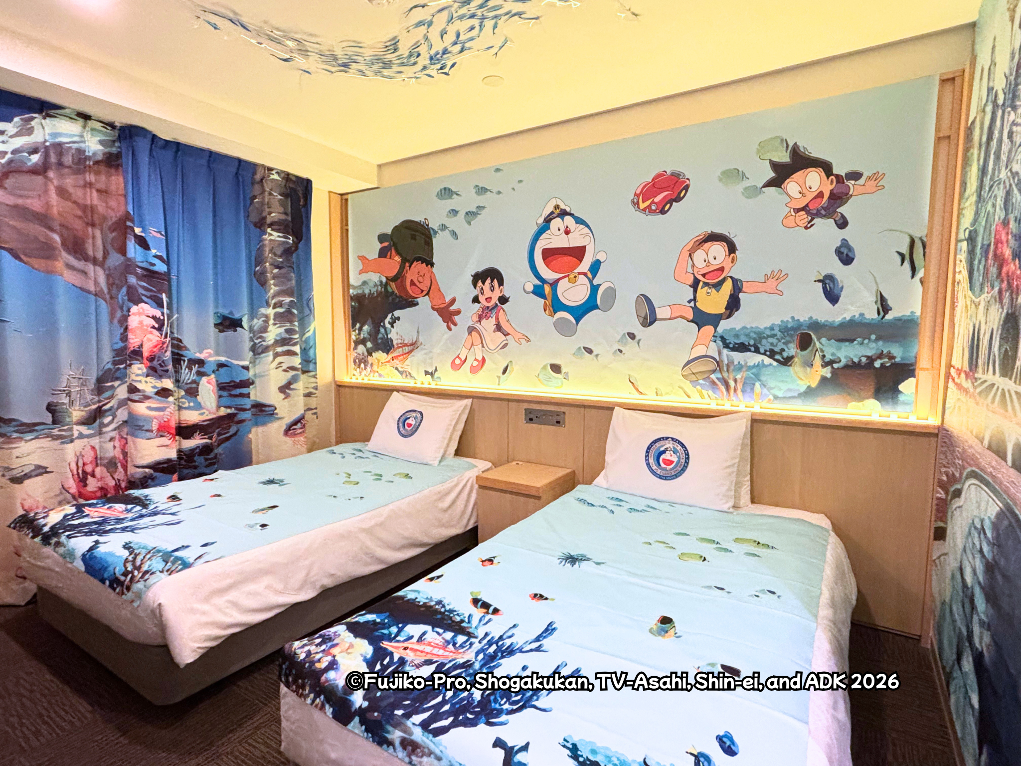 変なホテルプレミア　京都駅八条口前　『映画ドラえもん 新・のび太の海底鬼岩城』とタイアップ　「映画ドラえもんルーム」客室公開