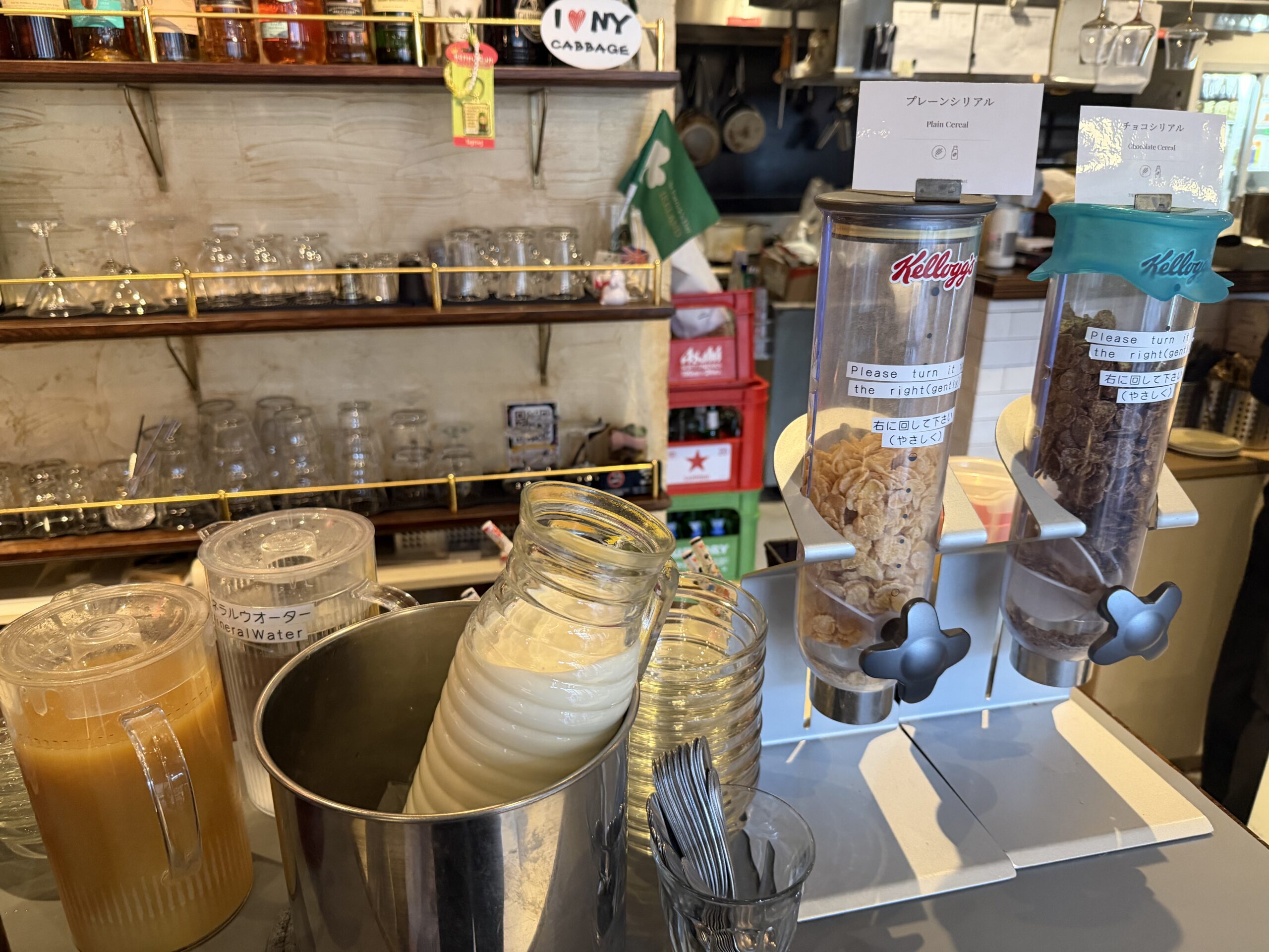 朝食　つめた～いコーナー♪