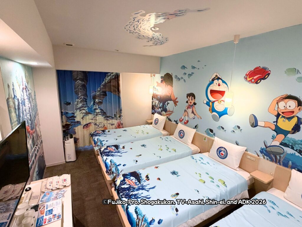 海茵娜酒店・海茵娜度假村＆水疗中心 与《电影哆啦A梦 新·大雄的海底鬼岩城》合作 “电影哆啦A梦主题房”客房公开