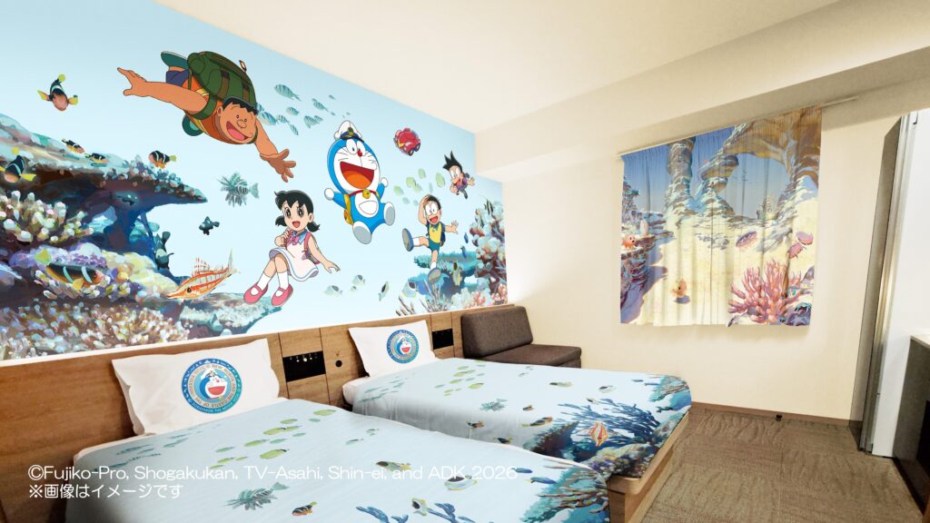 【영화 도라에몽 신 노비타의 해저 귀암성】「영화 도라에몽 룸」특전 포함 플랜