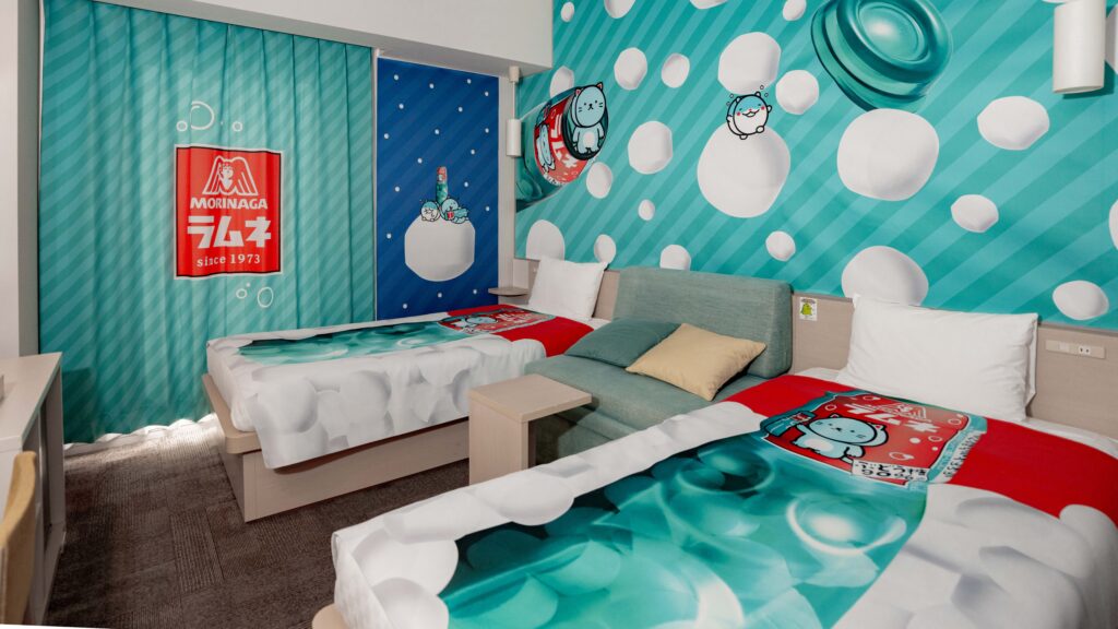 【세계 최초】보고, 먹고, 놀 수 있는 모리나가 럼네룸