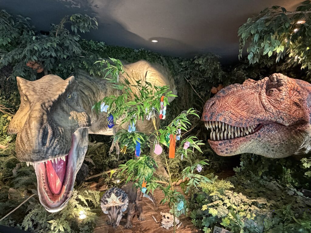 七夕の装飾になりました🎋