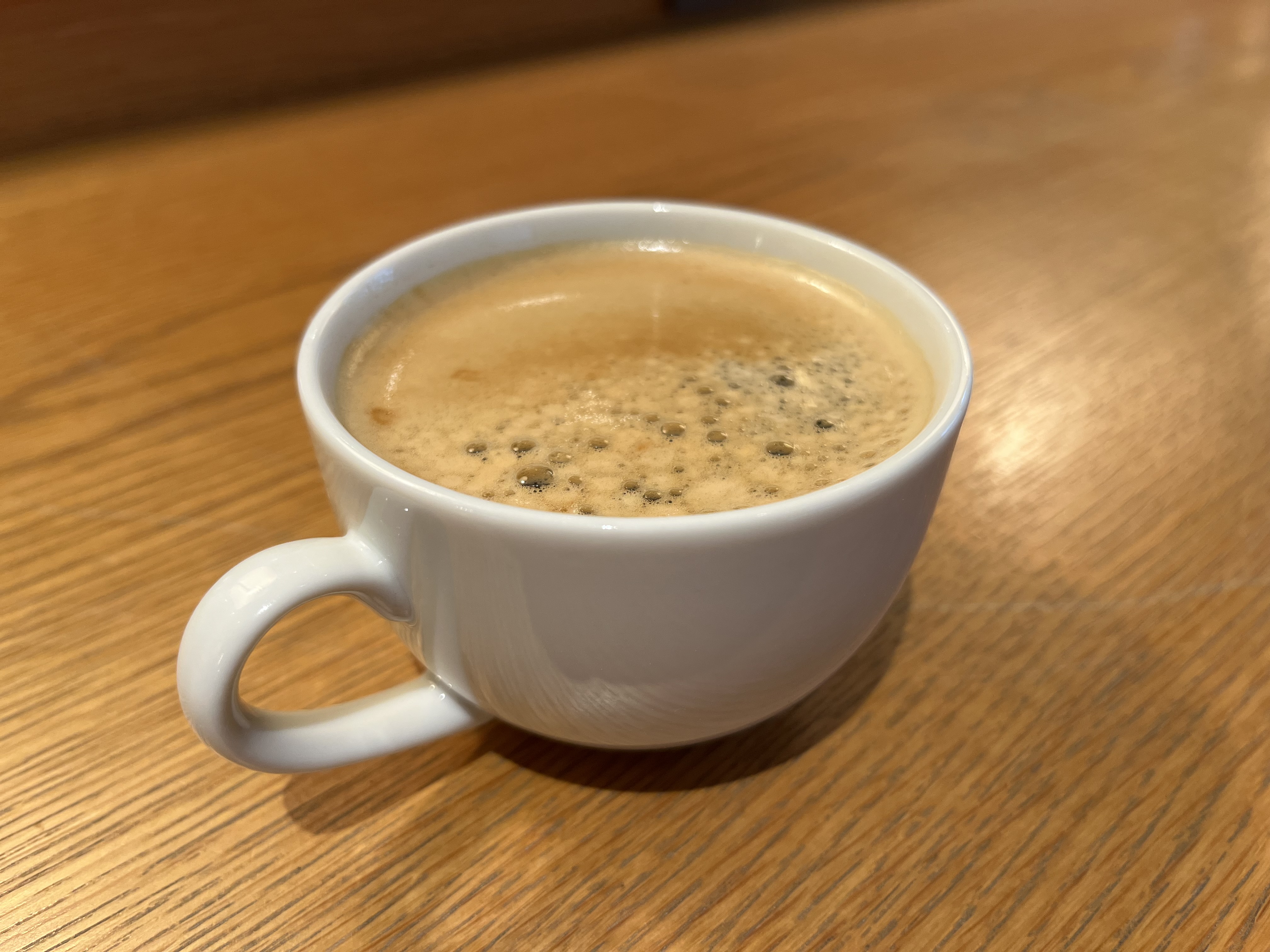 食後にはコーヒーでほっと一息を♪