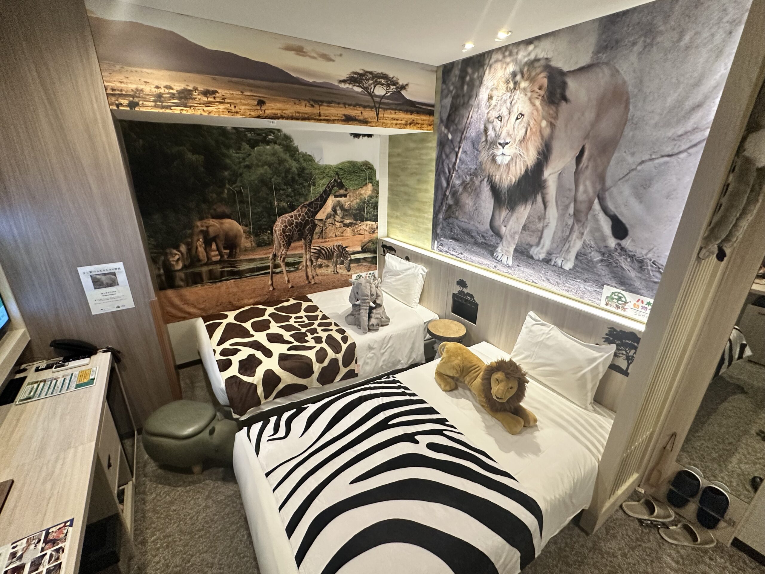 変なホテルプレミア仙台 国分町×八木山動物公園フジサキの杜コラボ「アニマルルーム」発売🦁