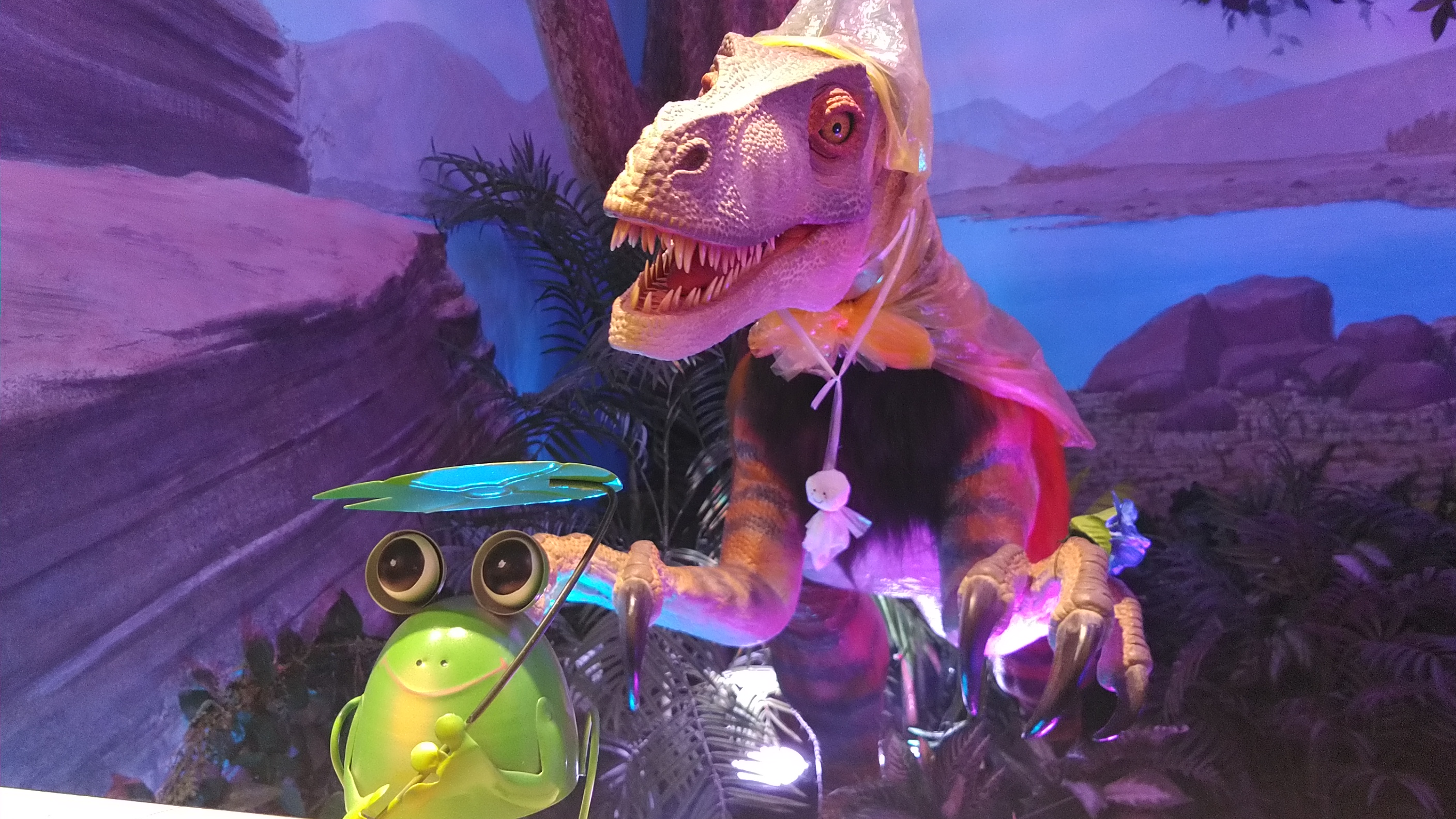 🌂梅雨の時期、テルテル坊主でお天気祈願中🦕