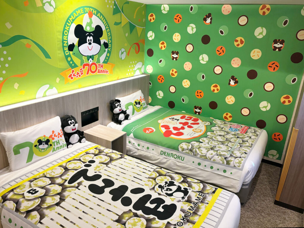 海茵娜飯店「合作房間世界最多」金氏世界紀錄™認證　第59種合作房間　海茵娜飯店Premier仙台 國分町　紀念「電六豆」發售70週年「電醬房間」發售